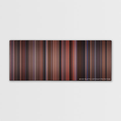 What Women Want color palette canvas print: thousands of thin vertical stripes of color