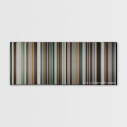 Spotlight color palette canvas print: thousands of thin vertical stripes of color