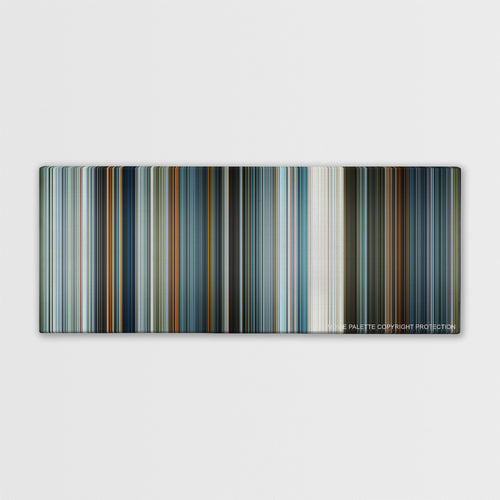 Oblivion color palette canvas print: thousands of thin vertical stripes of color