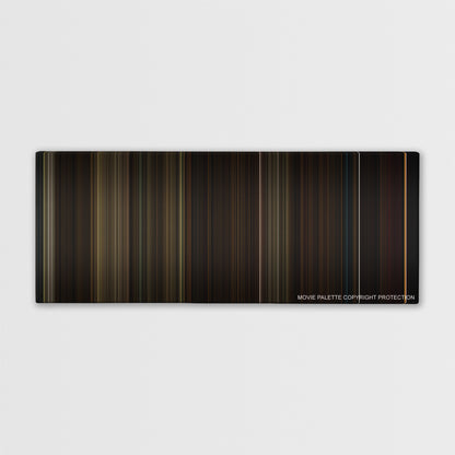 Mother! color palette canvas print: thousands of thin vertical stripes of color