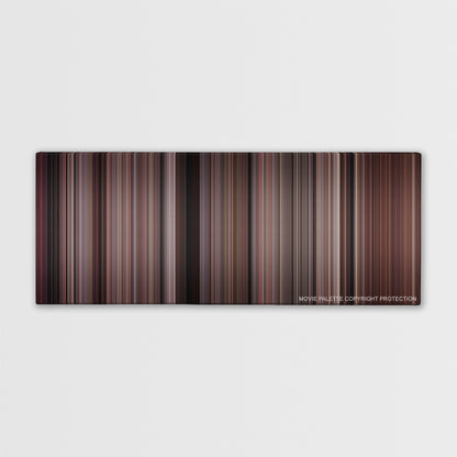 Rocky II color palette canvas print: thousands of thin vertical stripes of color