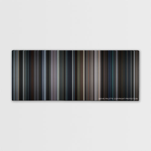 King Arthur: Legend of the Sword color palette canvas print: thousands of thin vertical stripes of color