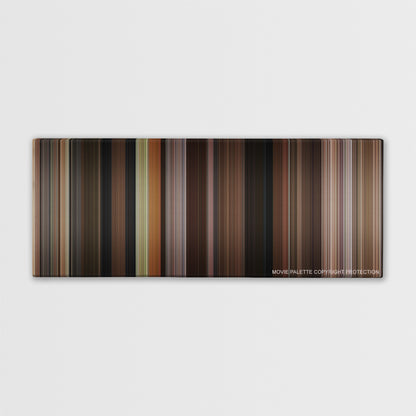 Dogma color palette canvas print: thousands of thin vertical stripes of color