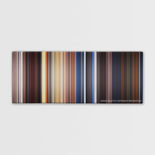 Out of Sight color palette canvas print: thousands of thin vertical stripes of color