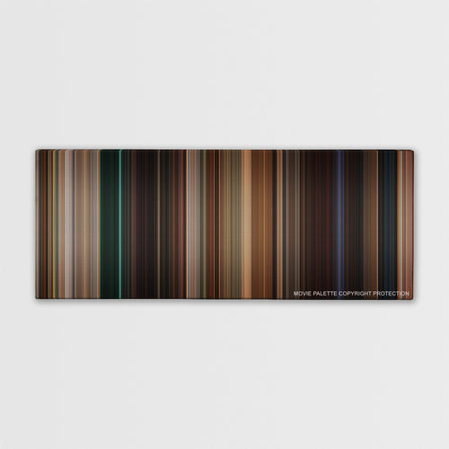 Drag Me to Hell color palette canvas print: thousands of thin vertical stripes of color