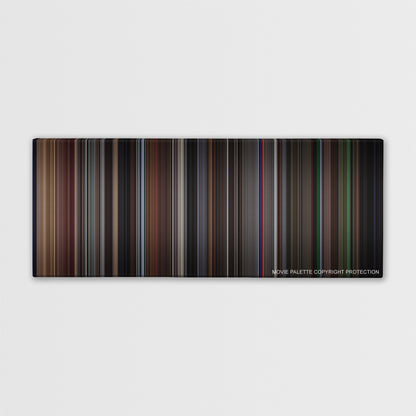 Vertigo color palette canvas print: thousands of thin vertical stripes of color