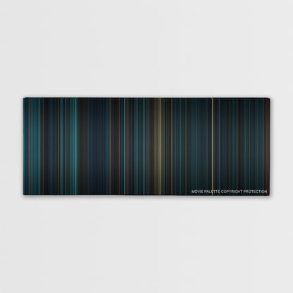 Underworld: Evolution color palette canvas print: thousands of thin vertical stripes of color