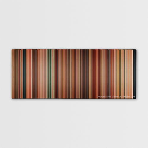 Machete color palette canvas print: thousands of thin vertical stripes of color