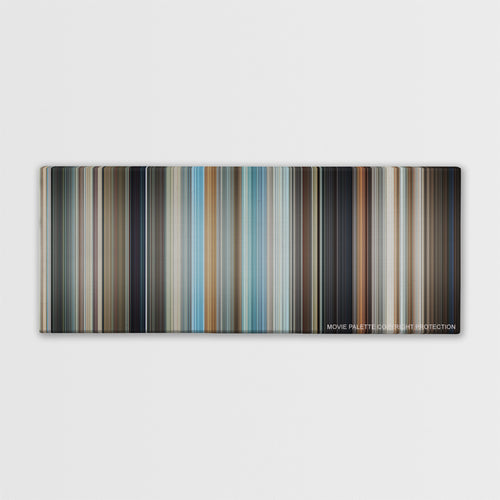 The Hangover color palette canvas print: thousands of thin vertical stripes of color
