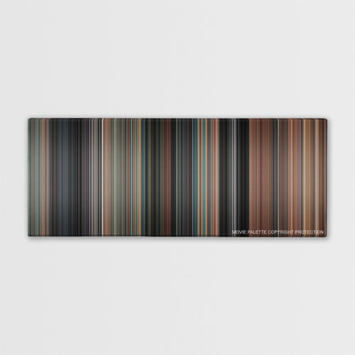 Thelma & Louise color palette canvas print: thousands of thin vertical stripes of color