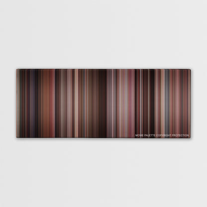 Pretty Woman color palette canvas print: thousands of thin vertical stripes of color