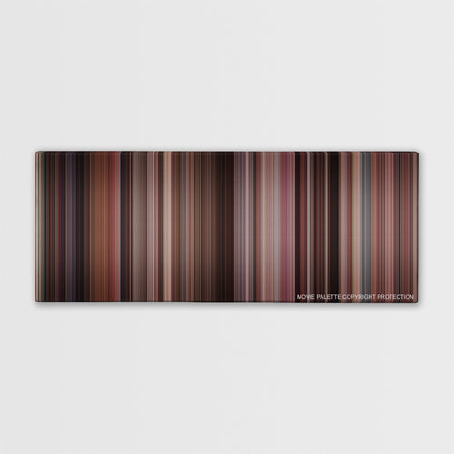 Pretty Woman color palette canvas print: thousands of thin vertical stripes of color