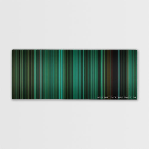 The Ring color palette canvas print: thousands of thin vertical stripes of color