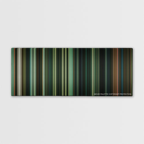 Doctor Sleep color palette canvas print: thousands of thin vertical stripes of color