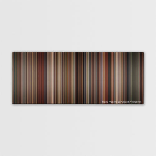 500 Days of Summer color palette canvas print: thousands of thin vertical stripes of color