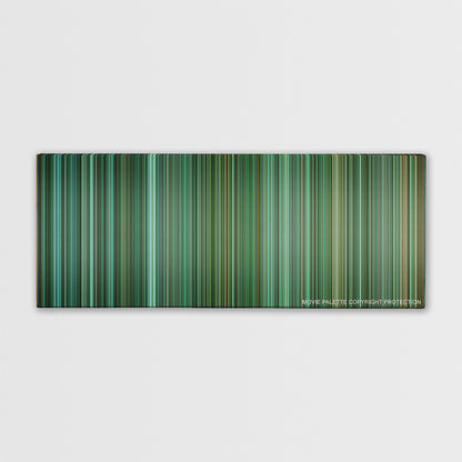 Unstoppable color palette canvas print: thousands of thin vertical stripes of color