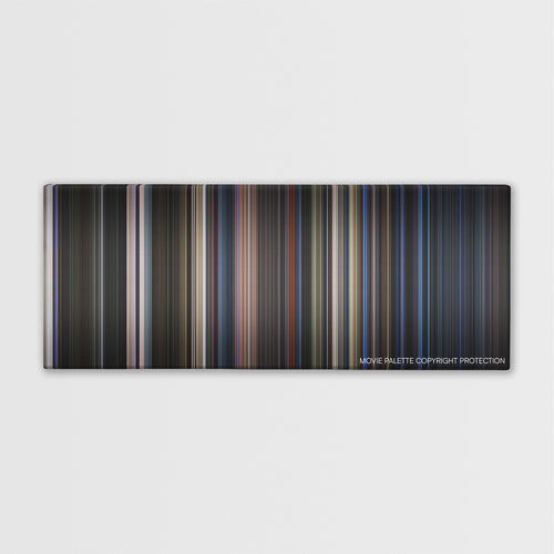 Teenage Mutant Ninja Turtles color palette canvas print: thousands of thin vertical stripes of color