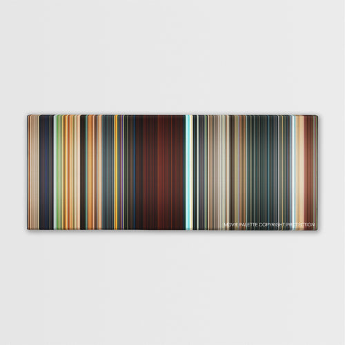 xXx: Return of Xander Cage color palette canvas print: thousands of thin vertical stripes of color