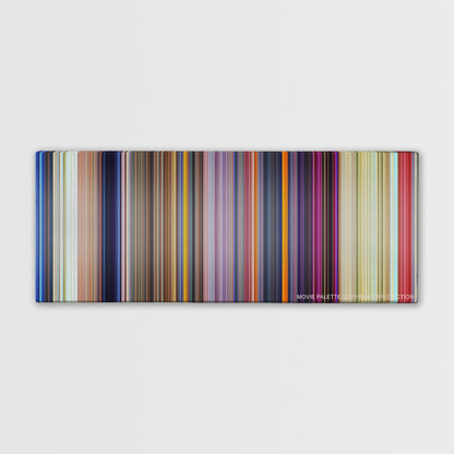 Dumbo color palette canvas print: thousands of thin vertical stripes of color