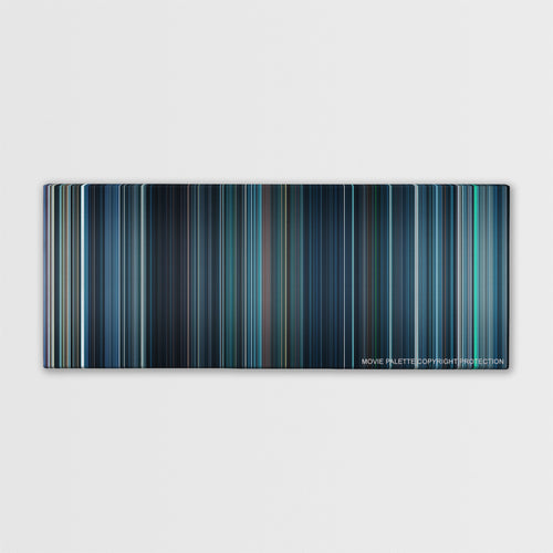 Resident Evil: Apocalypse color palette canvas print: thousands of thin vertical stripes of color