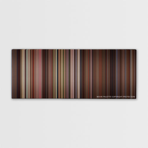 Bridget Jones's Diary color palette canvas print: thousands of thin vertical stripes of color
