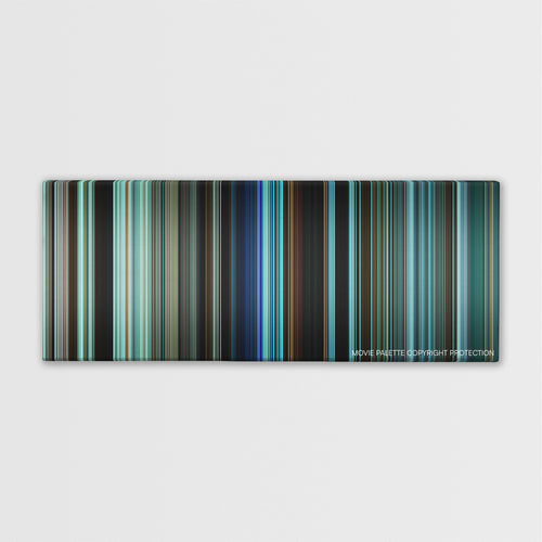 American Ultra color palette canvas print: thousands of thin vertical stripes of color