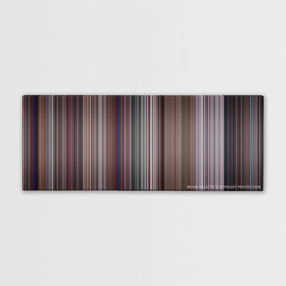Live and Let Die color palette canvas print: thousands of thin vertical stripes of color