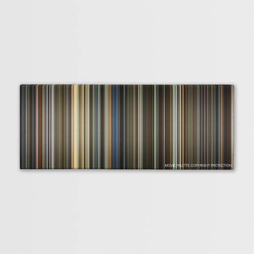 Righteous Kill color palette canvas print: thousands of thin vertical stripes of color