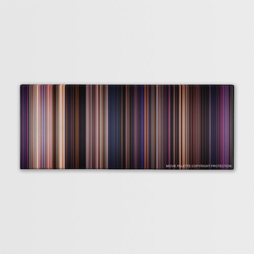 Pitch Perfect color palette canvas print: thousands of thin vertical stripes of color
