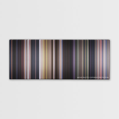 Ghost Dog: The Way of the Samurai color palette canvas print: thousands of thin vertical stripes of color