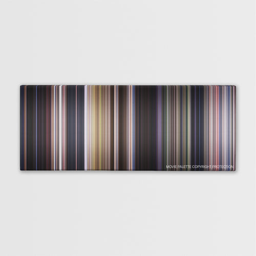 Ghost Dog: The Way of the Samurai color palette canvas print: thousands of thin vertical stripes of color
