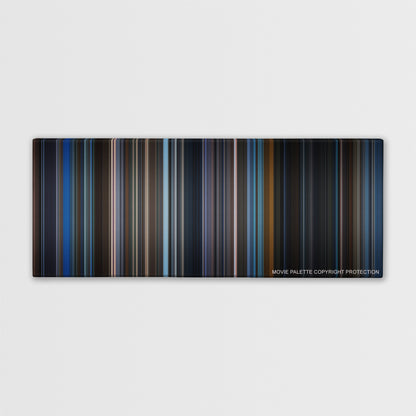 Unbreakable color palette canvas print: thousands of thin vertical stripes of color