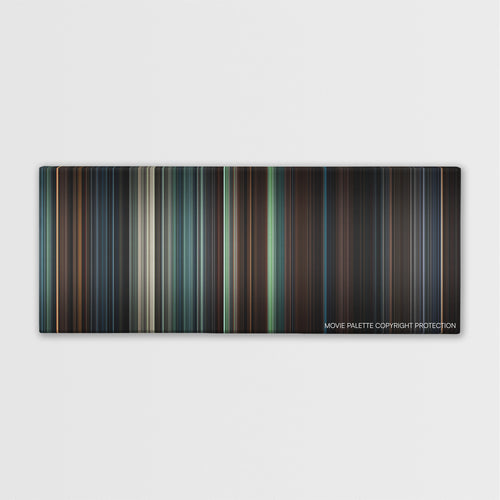 It Comes at Night color palette canvas print: thousands of thin vertical stripes of color