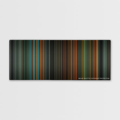 Sucker Punch color palette canvas print: thousands of thin vertical stripes of color