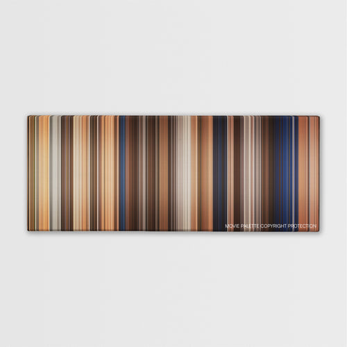 Mirror Mirror color palette canvas print: thousands of thin vertical stripes of color