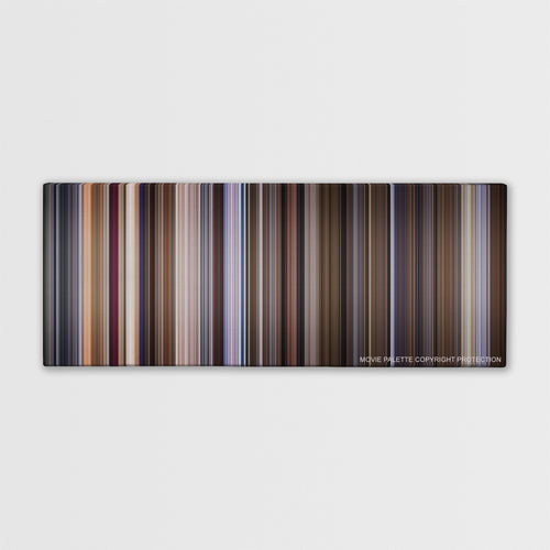 The Talented Mr. Ripley color palette canvas print: thousands of thin vertical stripes of color