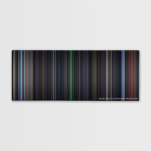 Event Horizon color palette canvas print: thousands of thin vertical stripes of color