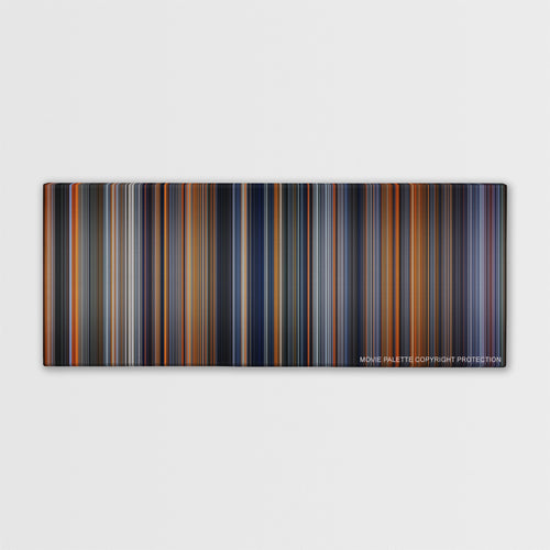 The Martian color palette canvas print: thousands of thin vertical stripes of color