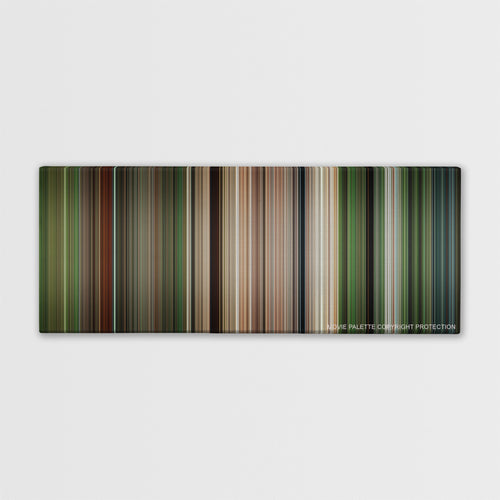 Apocalypto color palette canvas print: thousands of thin vertical stripes of color