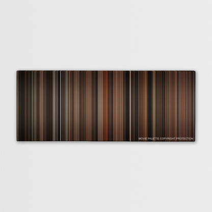 Cinderella Man color palette canvas print: thousands of thin vertical stripes of color