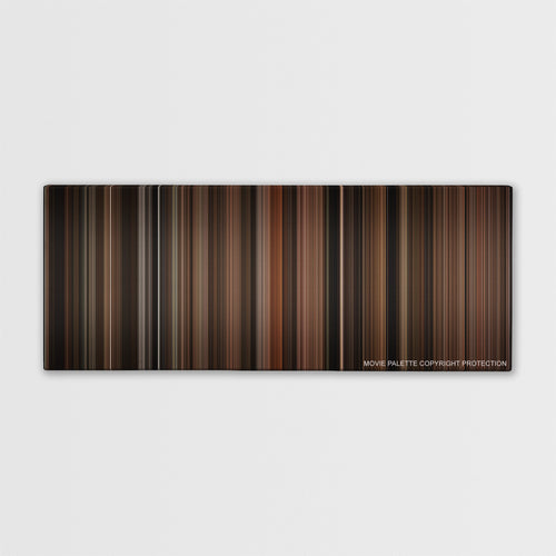Cinderella Man color palette canvas print: thousands of thin vertical stripes of color