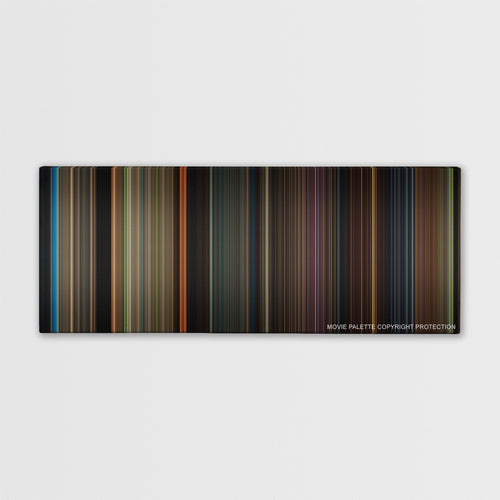 Percy Jackson & the Olympians: The Lightning Thief color palette canvas print: thousands of thin vertical stripes of color