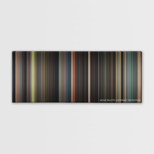 Beautiful Creatures color palette canvas print: thousands of thin vertical stripes of color