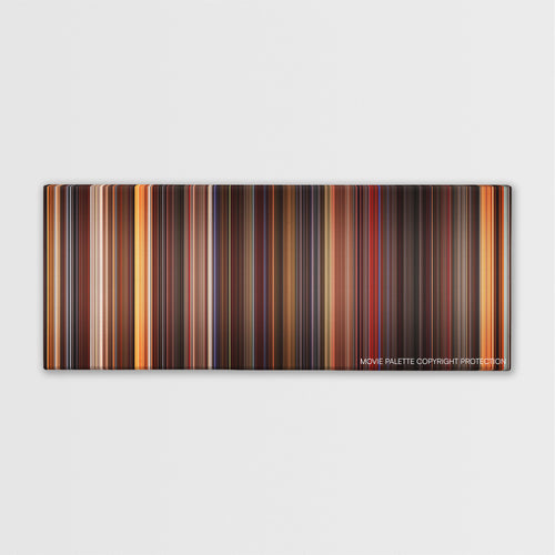 The Doors color palette canvas print: thousands of thin vertical stripes of color
