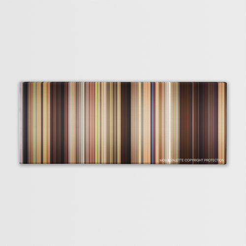 Sex Drive color palette canvas print: thousands of thin vertical stripes of color