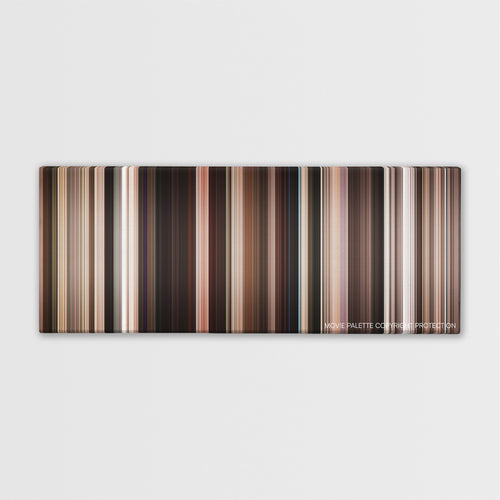 Stuck in Love. color palette canvas print: thousands of thin vertical stripes of color