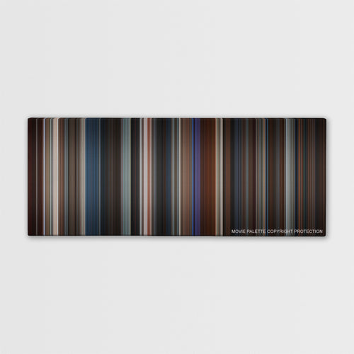 Basic Instinct color palette canvas print: thousands of thin vertical stripes of color