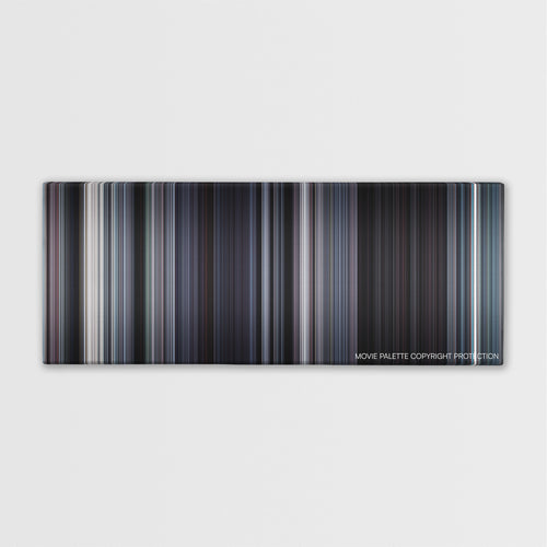 Martyrs color palette canvas print: thousands of thin vertical stripes of color