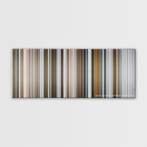 Goon color palette canvas print: thousands of thin vertical stripes of color