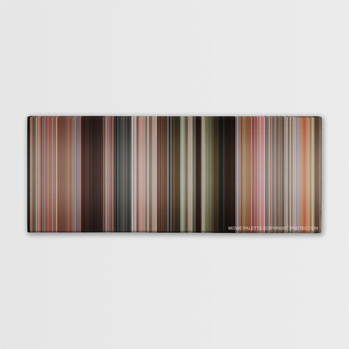 Talladega Nights: The Ballad of Ricky Bobby color palette canvas print: thousands of thin vertical stripes of color